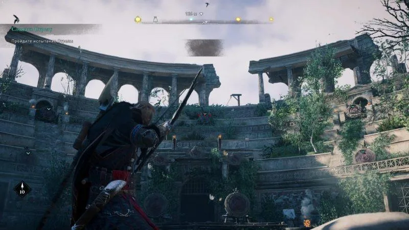 Assassin's Creed: Valhalla – Эйвор стреляет из лука по мишеням