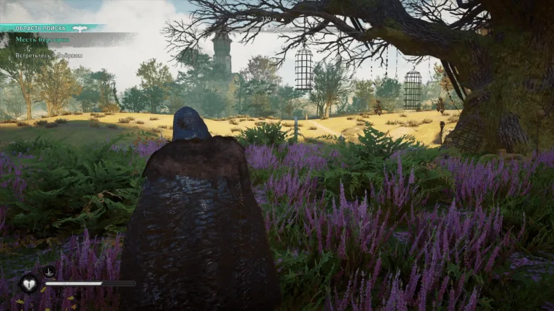 Assassin’s Creed: Valhalla – Эйвор в поле с цветами