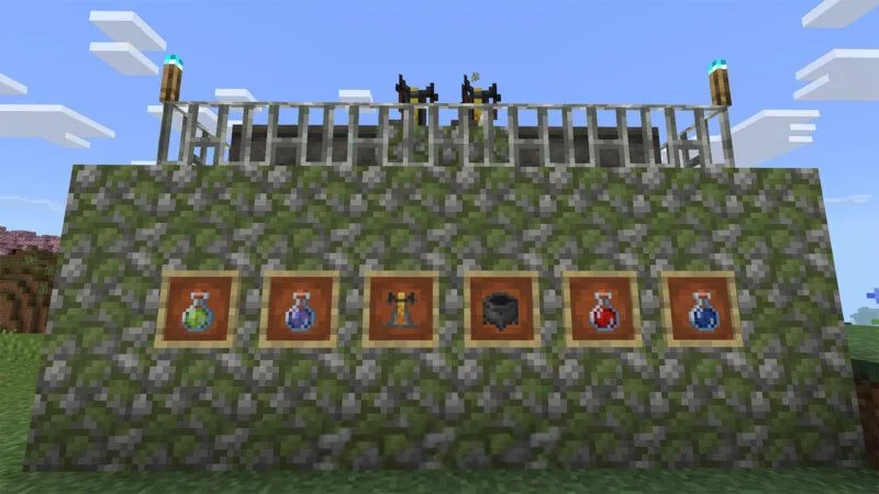 зельеварение в Minecraft