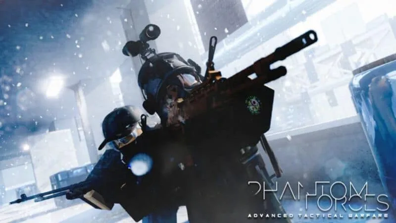Заставка в игре Роблокс Phantom Forces