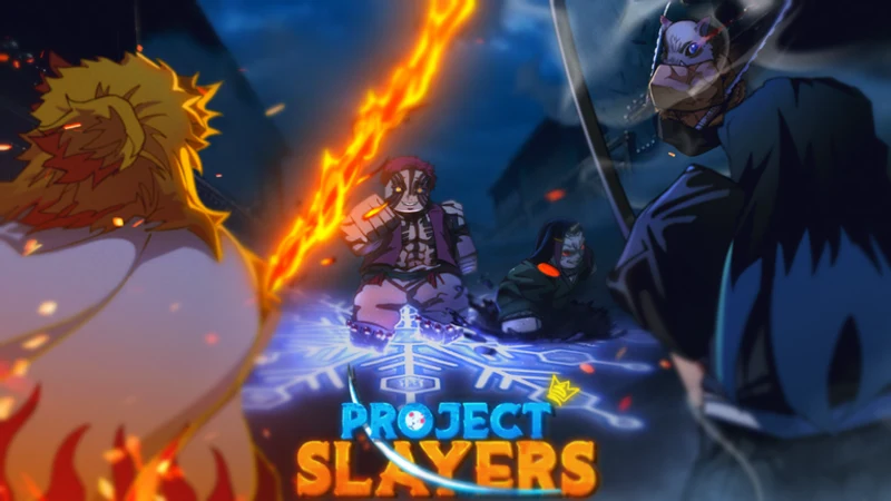 Заставка в игре Роблокс Project slayers