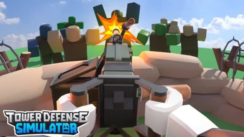 Заставка в игре Роблокс Tower Defense Simulator