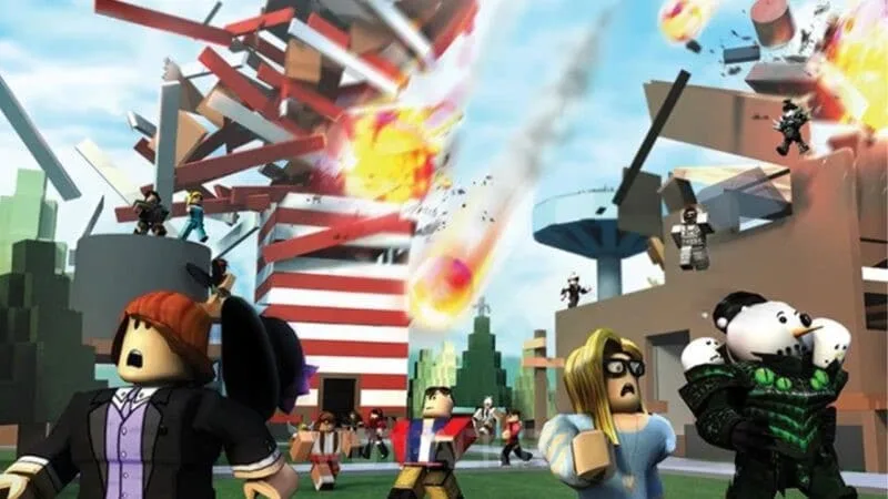 Заставка в игре Роблокс Natural Disaster Survival