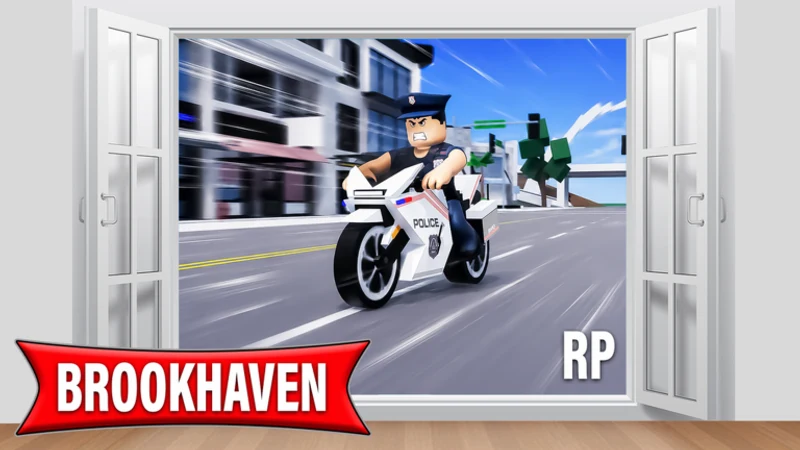 Заставка в игре Роблокс Brookhaven RP