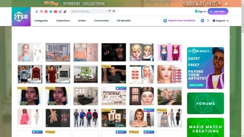 Сайт с модами thesimsresource.com