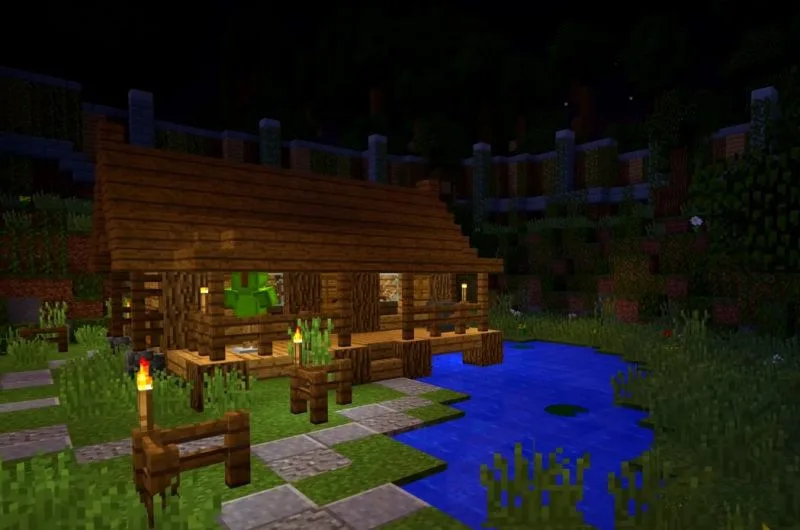 Minecraft – деревянный дом