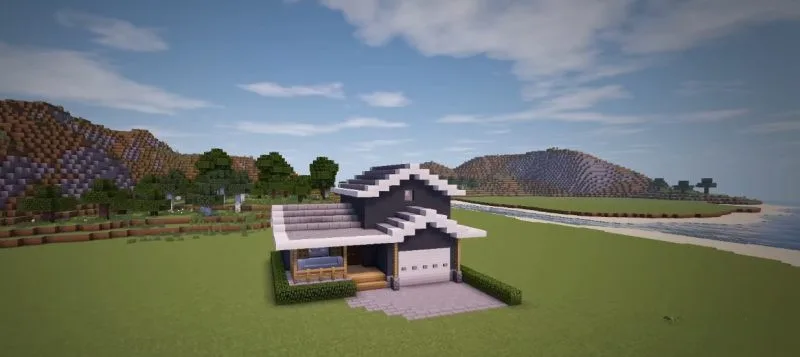Minecraft – пригородный дом