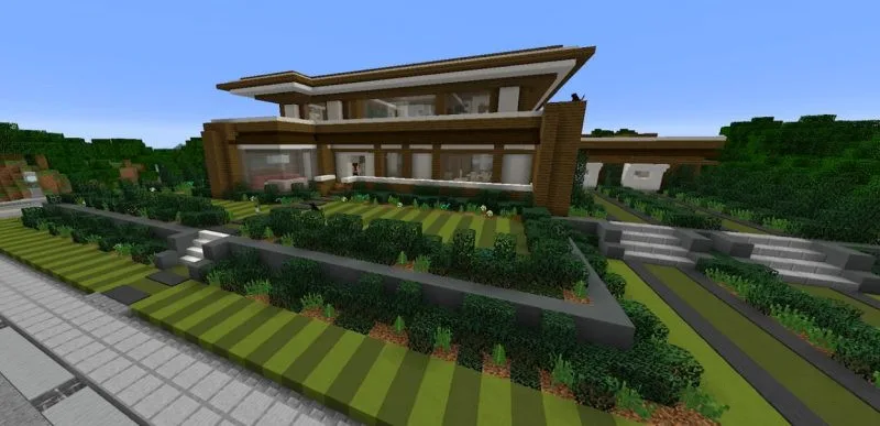 Minecraft – современный дом