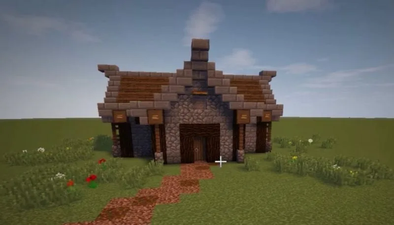 Minecraft – средневековый дом