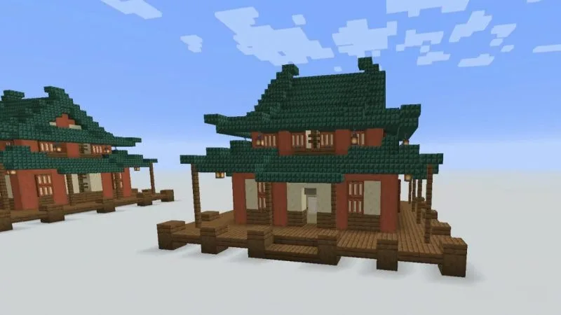 Minecraft – японский домик
